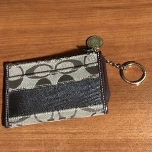 Classic Coach Fabric Coin Purse